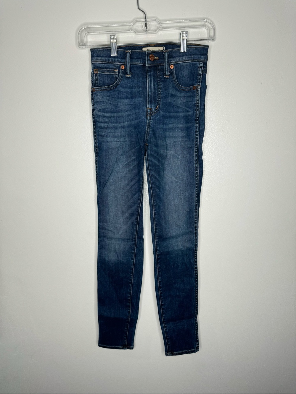 Madewell‎ 10” High Rise Skinny Jeans Women’s Size 23 Dark Wash Stretch Denim